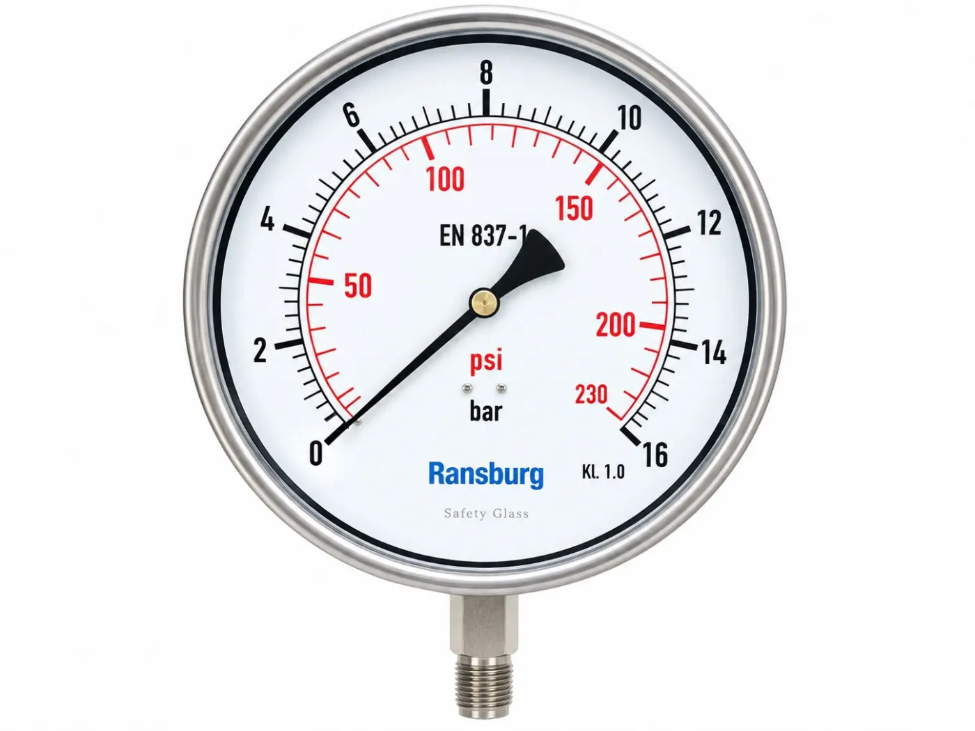 RWS 2410 10" Pressure Gauge